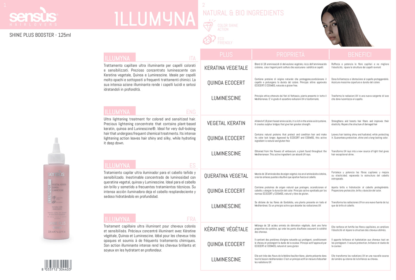 Shine Plus Booster - Ultra lightening treatment for colored and sensitized hair