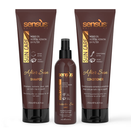 After Sun Hair Recovery Kit - To Clean, Nourish, Reparing and Protect